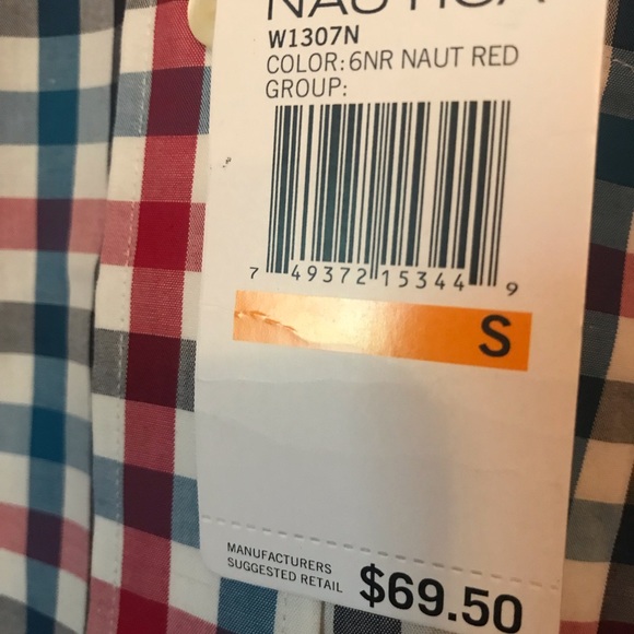 Lot of 3 NEW Nautica plaid button down shirts. - Picture 2 of 7